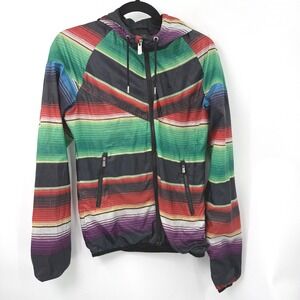 Nike Windrunner Serape Stripe Jacket Women S Sreetwear Festival Boho Gorpcore